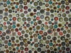 ANTIQUE SEWING MACHINES THREAD CREAM COTTON FABRIC BTHY