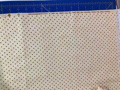 1 yard + 10″ Moda Polka Dot Cotton Fabric, Beige Brown, Up to 45” Wide
