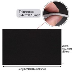 96″x60″ Headliner Fabric Foam Backed Upholstery Suede Auto Roof Liner Repair