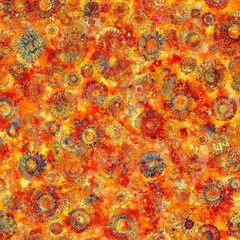 2 yds Gypsy 100% Cotton Quilting Fabric – SUNBURST