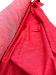 RED DENIM SLUB Strech/ 4oz/Cotton Poly Span /57″ Wide /Sold By The Yard