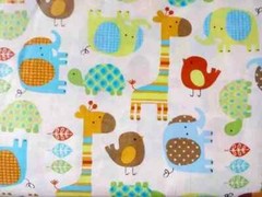 giraffe jungle animals fun fabric 20 by 10 inch 1pc new