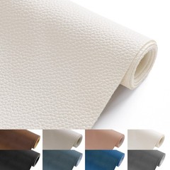 Faux Leather Fabric, 55″ W 1.15MM Thicken Marine Vinyl Upholstery Fabric by T…