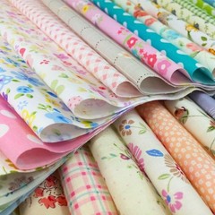 Assorted Precut 12×12 Floral Cotton Fabric Squares – 60pcs for Quilting & Crafts