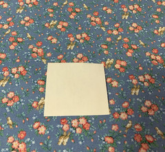 Vtg Allover Floral Print Fabric With Birds Cranston VIP Print Pink Tan Blue BTY