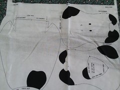 Spring Industries Plush Daisy The Cow Fabric Panel