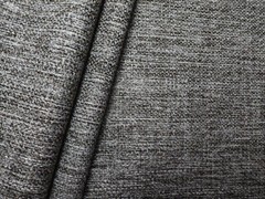 Upholstery Fabric – Resists Stains Yarn Dyed Basketweave Solid – Black/White/Tan