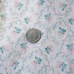 Floral Cotton Fabric Remnant Lot 11 Pieces Quilting Crafting Multicolor
