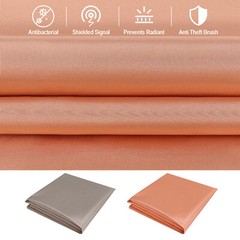 Faraday Copper Fabric EMF RF Wifi Radiation Shielding Block Protector 43″ Width