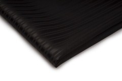 Thick satin with black lycra stripes, 50 x 150 cm
