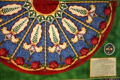 2-60 INCH WIDE 12 DAYS OF CHRISTMAS TREE SKIRT- 100% COTTON FABRIC