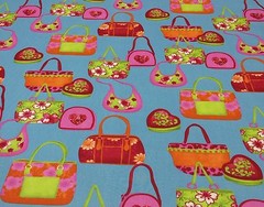 COVINGTON CABAS TURQUOISE PURSE HANDBAG JUVENILE CUSHION FABRIC BY THE YARD 54″W