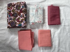 Fabric Remnants & Scraps Lot – Vintage Fabric – Large Lot – 10+ Pounds Of Fabric