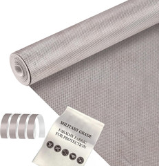 Faraday Fabric Military Grade Fabric 98×43 Inch Nickel Copper Faraday Cloth for