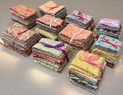 Feedsack Reproduction Fat Quarter Bundles 10 Depression Era Prints 1930s-50s NEW