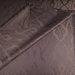 Reversible Brown Damask Jacquard Upholstery Drapery Fabric 54″ By The Yard