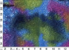 Green Blue Wine Salt Tie Dye Blender Quilting Sewing Fabric by Yard #1127