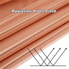 EMF Pure Copper Protection Fabric EMI RFID Electromagnetic Shielding Protection