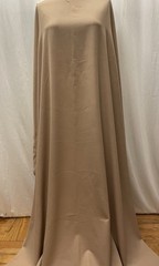Pre-Shrunk 100% Worsted Wool Gabardine Dark Beige Fabric 1 Yard 14″ Long 59″Wide