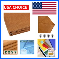 10oz Heavy Duty Cotton Canvas Fabric 60″ x 40″, Thick Cotton Duck Cloth for P…