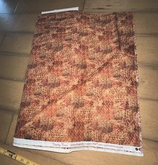 NOS BASKET WEAVE “Country Home” Cotton Fabric Anna Krajewski Bolt 42x ~3 Yards