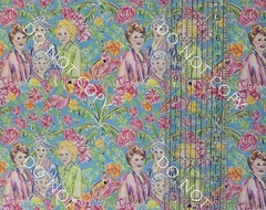 Custom 100% Cotton Woven Fabric Golden Girls Tv Show 1/2 Yard 18×56