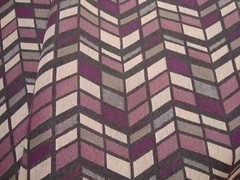 One Yd HBF Geometric Crypton HIGH RISE Seagram Upholstery FABRIC 54″ x 36″ BTY