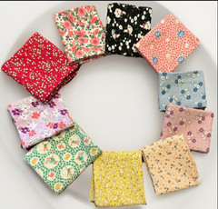 Feedsack Reproduction Fat Quarter Bundles 10 Depression Era Prints 1930s-50s NEW