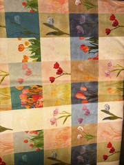 8 oz Cotton Canvas Fabric Floral Print 59” Wide by the Yard for Sewing