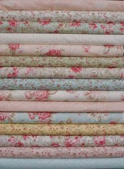 SEASIDE ROSE JELLY ROLL by 3 SISTERS 40-pieces, for MODA ORIGINAL 2010~RARE