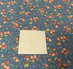 Vtg Allover Floral Print Fabric With Birds Cranston VIP Print Pink Tan Blue BTY