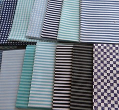 Stripes & Checks Theme Fat Quarters by Riley Blake Fabric $3.99 Ships Any Amount