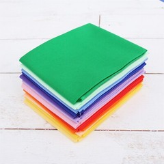 Threadart Fat Quarter Bundles Set – 12 Rainbow/Pastel Solids 100% Cotton Fabric