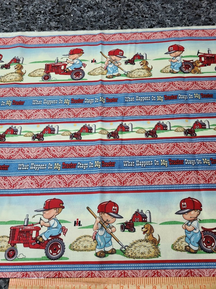 International Harvester Cotton Fabric 45″ Wide By The Yard