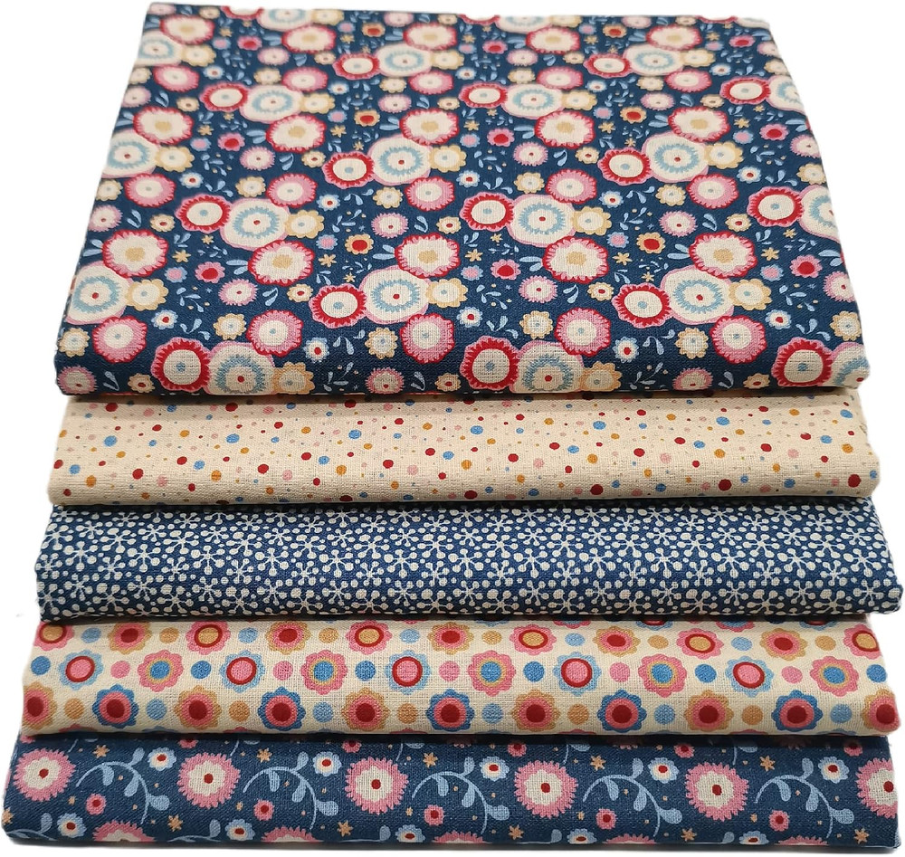 Fat Quarters Fabric Bundles, Precut Cotton Fabric for Sewing Quilting, 18 X 22 I