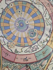 Celestial-themed Textile From The P/Kaufmann World Collection 2 1/2 Yards