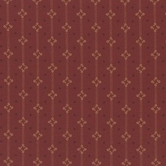 1800’s Reproduction Fabric Pam Buda Colorful Coordinates 1443 Wine
