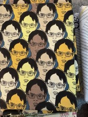 TV The office cotton quilt fabric fat quarters choice!