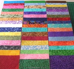 50~2.5″ x 4.5″ Fabric Rectangles Quilting Pre Cut 100% Cotton Patchwork Blocks