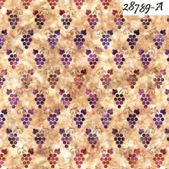 Wine cotton quilt fabric QT fabrics Grapes on Cream 28789-A