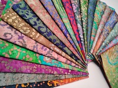 Lot of 20 Fat Quarters ~ Cotton Batik Quilt Fabric Bundle (#3)