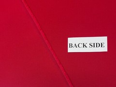 RED CANVAS COTTON DUCK 12 OZ APPAREL TOTE BAG UPHOLSTERY FABRIC 67″ W MADE USA