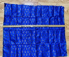 JACQUARD BROCADE FABRIC-saree blouse piece-BEIGE Golden 36″X29″-matka banarsi