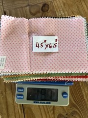 EUC 100% COTTON QUILT SQR 4.5″x6″, 4.5″x9″, 5″x5″ FEW HUNDREDS PIECES 32 OZ TOTA