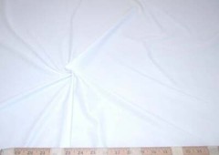 Fabric Nylon Spandex 4 way stretch Solid White NLY04