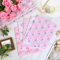 12pcs Pink Rose Cotton Fabric Bundle 18×22 Inch Quilting Fat Quarters DIY Crafts
