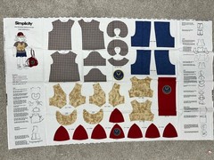 NEW UNCUT 1998 SIMPLICITY COMPLETE OUTFIT FOR 18″ DOLL “CAMP SIMPLICITY” PANEL