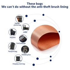 EMF Protection Pure Copper Fabric-Blocking RFID Radiation Singal EMP EMI Ripstop