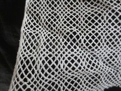 4495. Synthetic WHITE MESH FABRIC – 11″ x 5-3/4 yds.