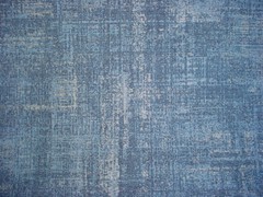 2-3/8Y Pollack 2463 Painter River Blue Silver Brush Stroke Upholstery Fabric